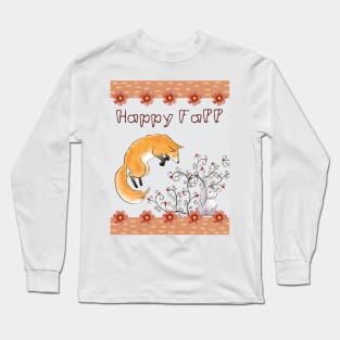 Happy Fall - Life of a Fox Collection Long Sleeve T-Shirt